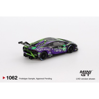 (PO) (STANDARD/BLISTER) MINI GT 1/64 #1062 LAMBORGHINI HURACÁN GT3 EVO2 #78 FORTE RACING 2024 IMSA DAYTONA 24 HRS