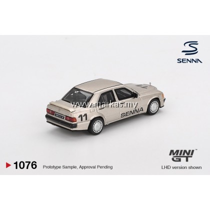 (PO) MINI GT 1/64 #1076 MERCEDES-BENZ 190 E 2.3-16 #11 AYRTON SENNA 1984 NÜRBURGRING RACE OF CHAMPIONS W/ FIGURE (PO) MINI GT 1/64 #1076 MERCEDES-BENZ 190 E 2.3-16 #11 AYRTON SENNA 1984 NÜRBURGRING RACE OF CHAMPIONS W/ FIGURE