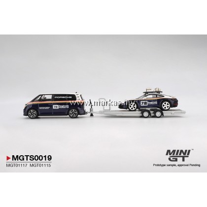 (PO) MINI GT 1/64 #1068 PORSCHE 911 DAKAR #718 / VOLKSWAGEN ID. BUZZ PORSCHE CENTRUM GELDERLAND ROUGHROADS SET (PO) MINI GT 1/64 #1068 PORSCHE 911 DAKAR #718 / VOLKSWAGEN ID. BUZZ PORSCHE CENTRUM GELDERLAND ROUGHROADS SET