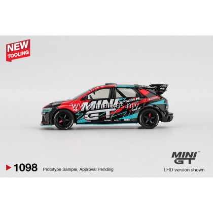 (PO) (STANDARD/BLISTER) MINI GT 1/64 #1098 HYUNDAI IONIQ 5N MINI GT RS-01T 2025 TOKYO AUTO SALON