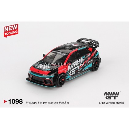(PO) (STANDARD/BLISTER) MINI GT 1/64 #1098 HYUNDAI IONIQ 5N MINI GT RS-01T 2025 TOKYO AUTO SALON
