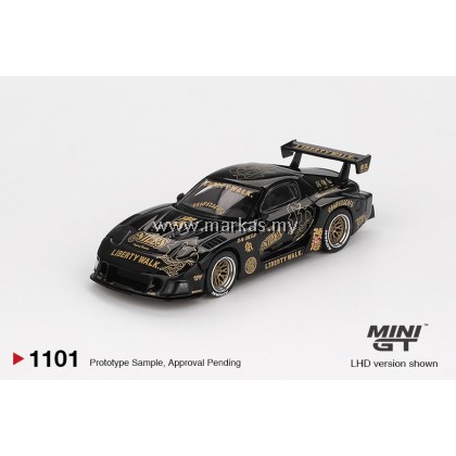(PO) (STANDARD/BLISTER) MINI GT 1/64 #1101 MAZDA RX-7 LB-SUPER SILHOUETTE FD-NILES