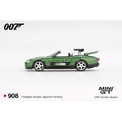 (PO) MINI GT 1/64 #908-007E JAGUAR XKR "DIE ANOTHER DAY" ENGLISH