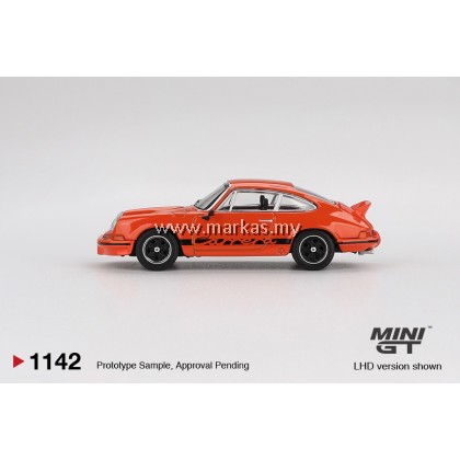 (PO) (STANDARD/BLISTER) MINI GT 1/64 #1142 PORSCHE 911 CARRERA RS 2.7 TANGERINE WITH BLACK LIVERY (PO) (STANDARD/BLISTER) MINI GT 1/64 #1142 PORSCHE 911 CARRERA RS 2.7 TANGERINE WITH BLACK LIVERY