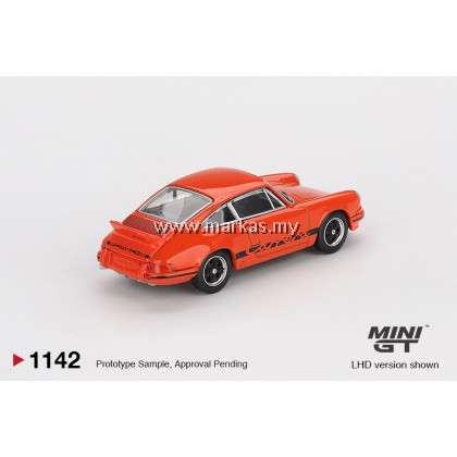 (PO) (STANDARD/BLISTER) MINI GT 1/64 #1142 PORSCHE 911 CARRERA RS 2.7 TANGERINE WITH BLACK LIVERY (PO) (STANDARD/BLISTER) MINI GT 1/64 #1142 PORSCHE 911 CARRERA RS 2.7 TANGERINE WITH BLACK LIVERY