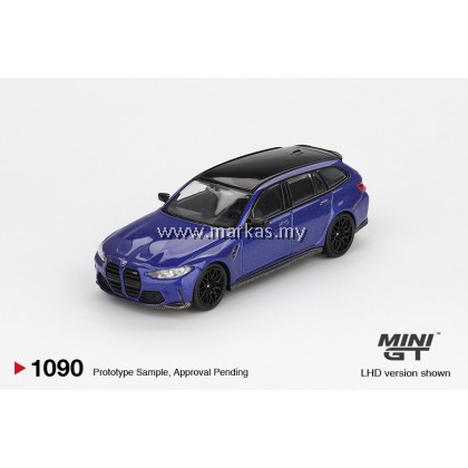 (PO) (STANDARD/BLISTER) MINI GT 1/64 #1090 BMW M3 COMPETITION TOURING PORTIMAO BLUE METALLIC (PO) (STANDARD/BLISTER) MINI GT 1/64 #1090 BMW M3 COMPETITION TOURING PORTIMAO BLUE METALLIC