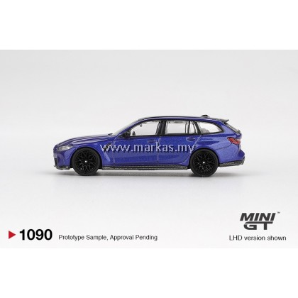 (PO) (STANDARD/BLISTER) MINI GT 1/64 #1090 BMW M3 COMPETITION TOURING PORTIMAO BLUE METALLIC (PO) (STANDARD/BLISTER) MINI GT 1/64 #1090 BMW M3 COMPETITION TOURING PORTIMAO BLUE METALLIC