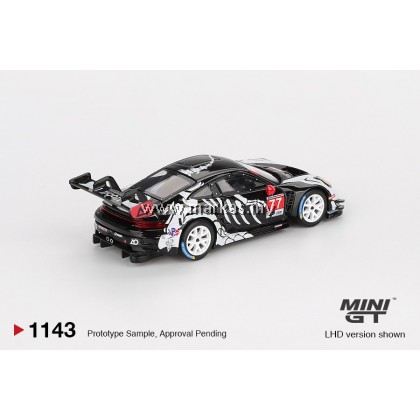 (PO) (STANDARD/BLISTER) MINI GT 1/64 #1143 PORSCHE 911 GT3 R #77 AO RACING 2025 IMSA PETIT LE MANS (PO) (STANDARD/BLISTER) MINI GT 1/64 #1143 PORSCHE 911 GT3 R #77 AO RACING 2025 IMSA PETIT LE MANS