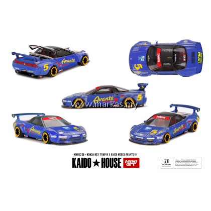 (PO) MINI GT X KAIDO HOUSE 1/64 KHMG238 HONDA NSX TAMIYA X KAIDO HOUSE "AVANTE" V1 (PO) MINI GT X KAIDO HOUSE 1/64 KHMG238 HONDA NSX TAMIYA X KAIDO HOUSE "AVANTE" V1