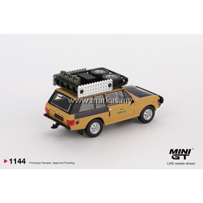 (PO) (STANDARD/BLISTER) MINI GT 1/64 #1144 RANGE ROVER 1981 CAMEL TROPHY SUMATRA C.SWOBODA & K.MENTEL WINNER (PO) (STANDARD/BLISTER) MINI GT 1/64 #1144 RANGE ROVER 1981 CAMEL TROPHY SUMATRA C.SWOBODA & K.MENTEL WINNER