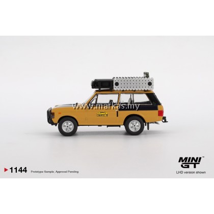 (PO) (STANDARD/BLISTER) MINI GT 1/64 #1144 RANGE ROVER 1981 CAMEL TROPHY SUMATRA C.SWOBODA & K.MENTEL WINNER (PO) (STANDARD/BLISTER) MINI GT 1/64 #1144 RANGE ROVER 1981 CAMEL TROPHY SUMATRA C.SWOBODA & K.MENTEL WINNER