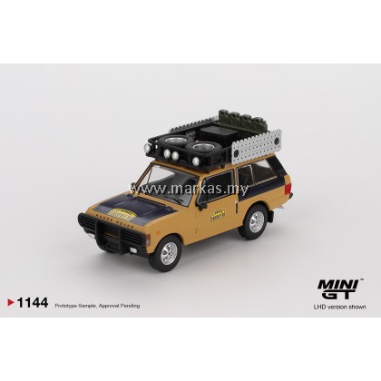 (PO) (STANDARD/BLISTER) MINI GT 1/64 #1144 RANGE ROVER 1981 CAMEL TROPHY SUMATRA C.SWOBODA & K.MENTEL WINNER (PO) (STANDARD/BLISTER) MINI GT 1/64 #1144 RANGE ROVER 1981 CAMEL TROPHY SUMATRA C.SWOBODA & K.MENTEL WINNER