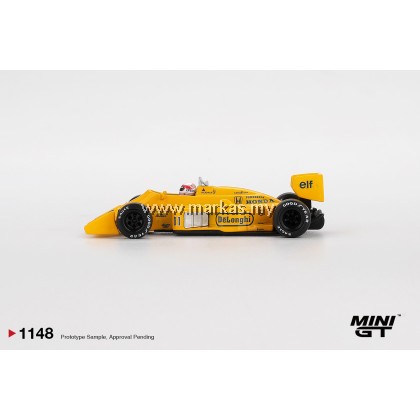 (PO) (STANDARD/BLISTER) MINI GT 1/64 #1148 LOTUS 99T #11 SATORU NAKAJIMA 1987 MONACO GRAND PRIX