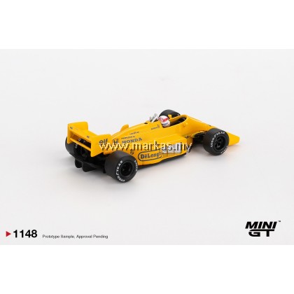 (PO) (STANDARD/BLISTER) MINI GT 1/64 #1148 LOTUS 99T #11 SATORU NAKAJIMA 1987 MONACO GRAND PRIX