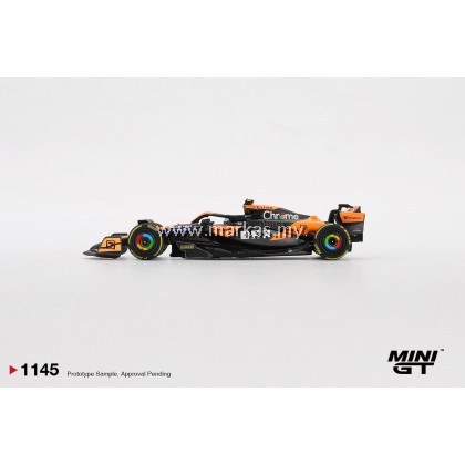 (PO) (STANDARD/BLISTER) MINI GT 1/64 #1145 MCLAREN MCL38 #4 LANDO NORRIS 2024 F1 2024 HUNGARIAN GP 2ND PLACE (PO) (STANDARD/BLISTER) MINI GT 1/64 #1145 MCLAREN MCL38 #4 LANDO NORRIS 2024 F1 2024 HUNGARIAN GP 2ND PLACE
