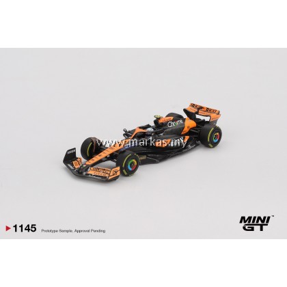 (PO) (STANDARD/BLISTER) MINI GT 1/64 #1145 MCLAREN MCL38 #4 LANDO NORRIS 2024 F1 2024 HUNGARIAN GP 2ND PLACE (PO) (STANDARD/BLISTER) MINI GT 1/64 #1145 MCLAREN MCL38 #4 LANDO NORRIS 2024 F1 2024 HUNGARIAN GP 2ND PLACE
