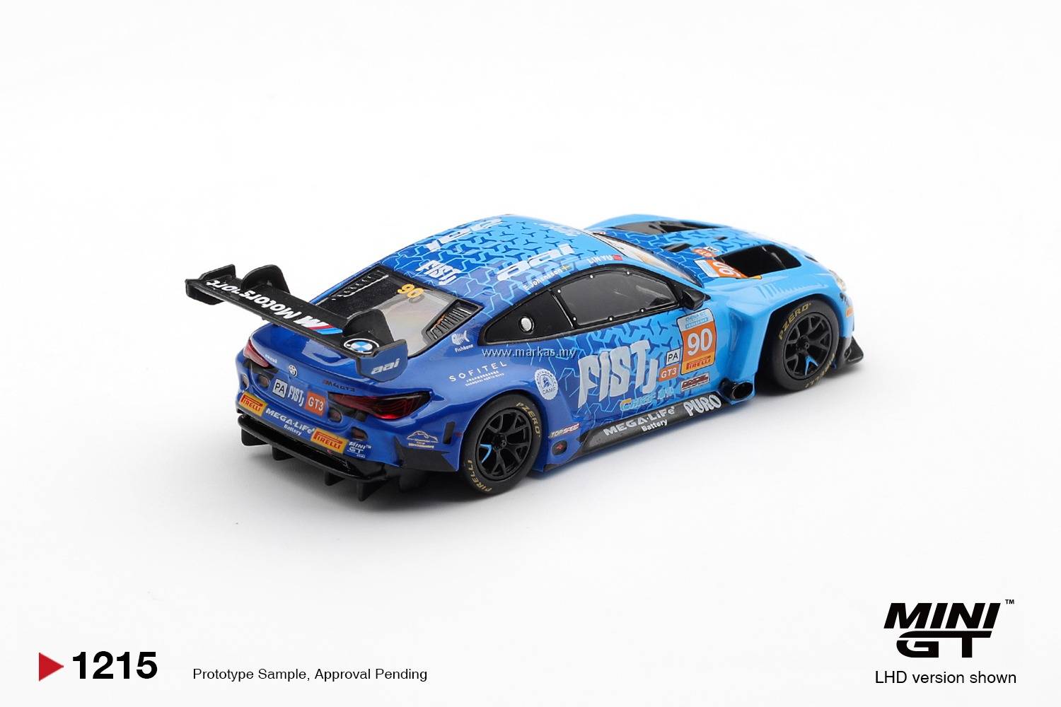 Minigt ミニGT  M4 GT3 中国限定 PO) MINI GT CHINA EXCLUSIVE 1/64 #1215 BMW M4 GT3 EVO #90 FIST