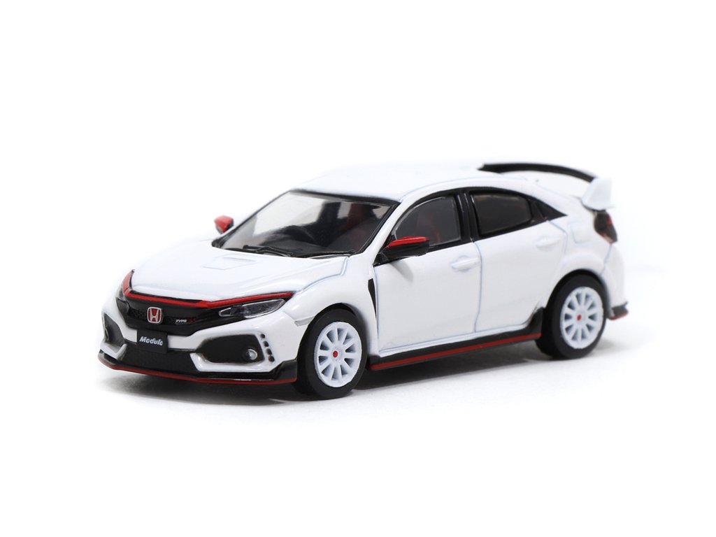 Diecast model cars Honda Civic 1/64 Tarmac Works Type R (FK2) white RHD 2016 - A