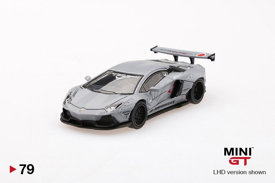 PO) MINI GT 1/64 #79 LB WORKS LAMBORGHINI AVENTADOR FIGHTER WORKS