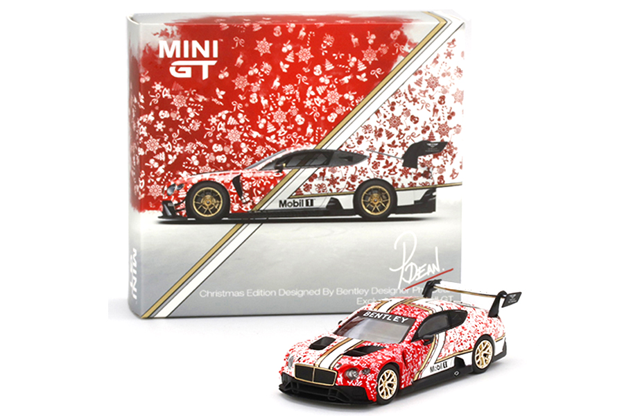 MINI GT 1/64 #188 CHRISTMAS EDITION DESIGNED BY BENTLEY DESIGNER