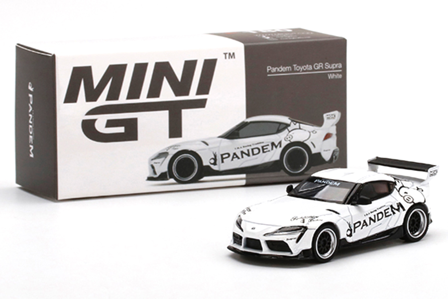 MINI GT 1/64 #180 PANDEM TOYOTA GR SUPRA V1.0 WHITE