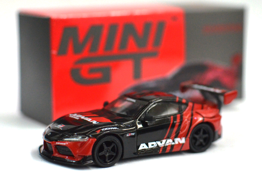 MINI GT 1/64 #206 HKS TOYOTA GR SUPRA ADVAN 2020 TOKYO AUTO SALON
