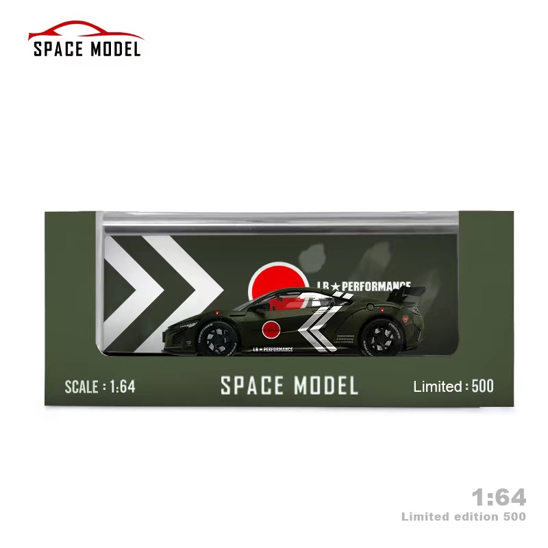 PO) SPACE MODEL 1/64 LB PERFORMANCE HONDA NSX LBWK ZERO FIGHTER
