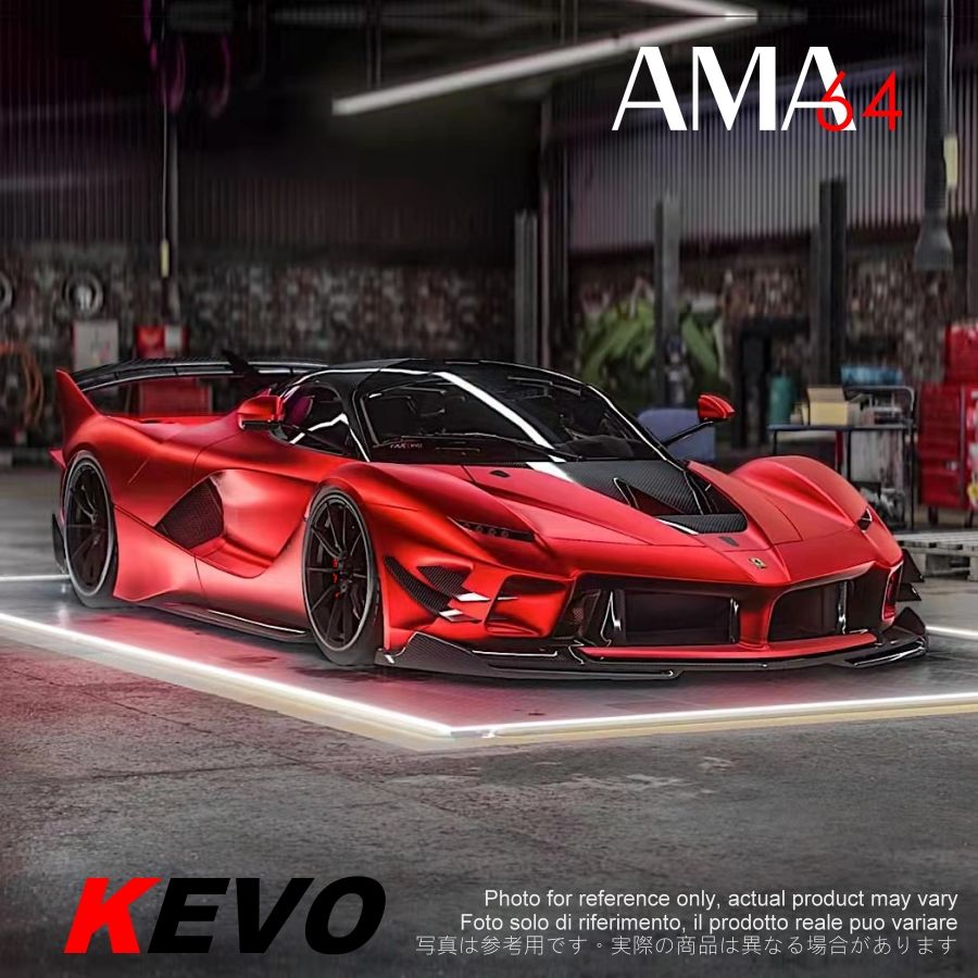 AMA64 1/64 FERRARI FXX-K EVO SAINT CHROME RED