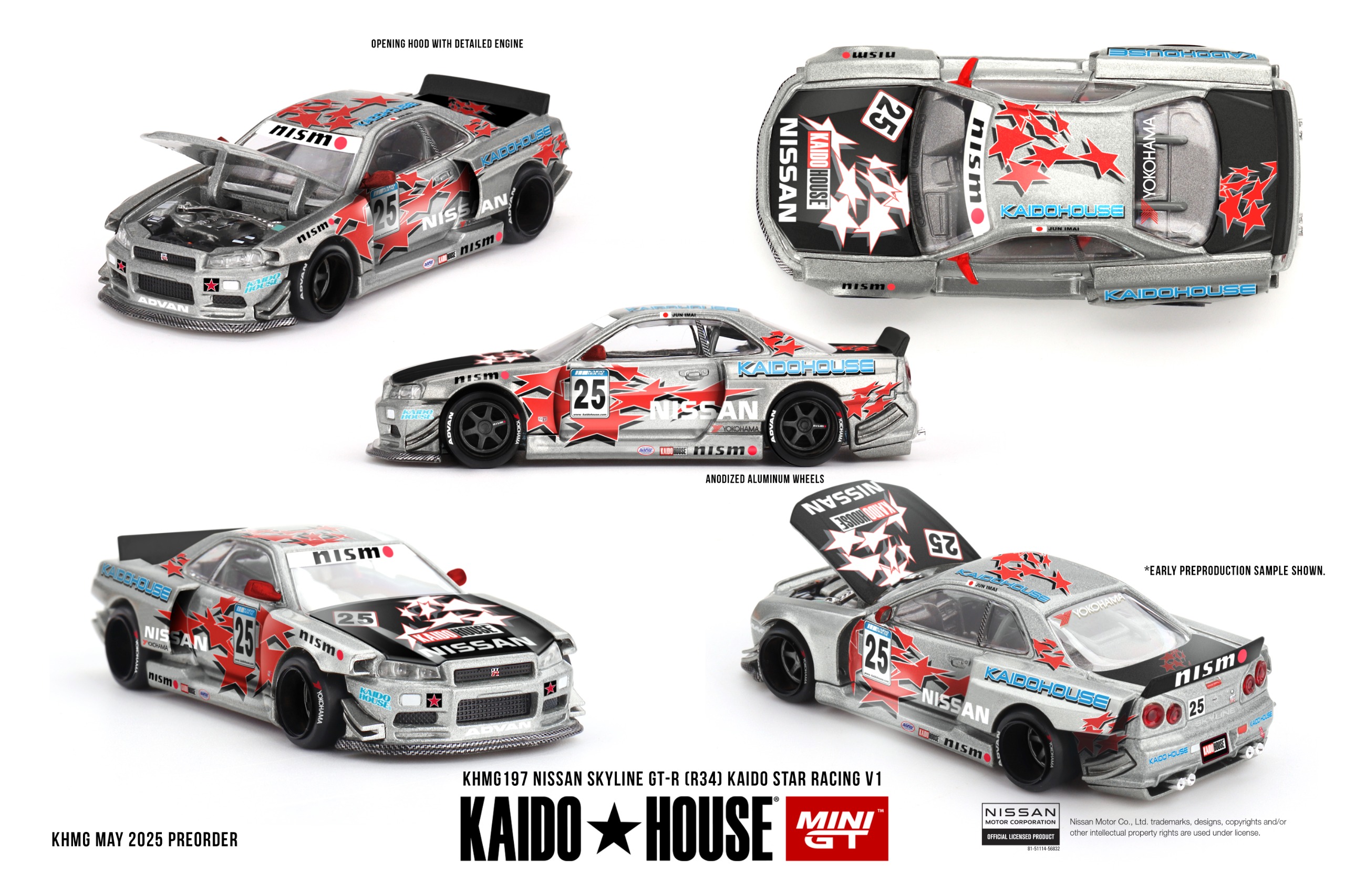 PO) MINI GT X KAIDO HOUSE 1/64 KHMG197 NISSAN SKYLINE GT-R